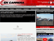 Tablet Screenshot of encarreraweb.com.ar